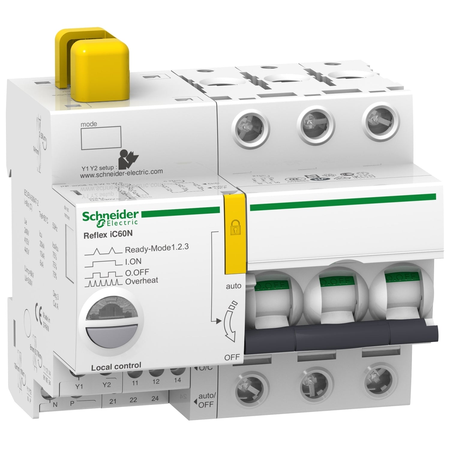 SNR A9C62340 Reflex iC60N 3P C 40A 10kA Ti24