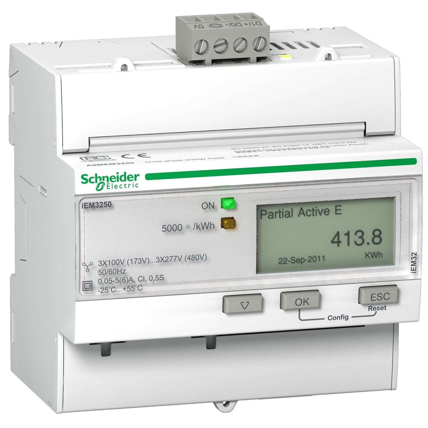 SNR A9MEM3250 iEM3250 3P+N ins TA res modbus