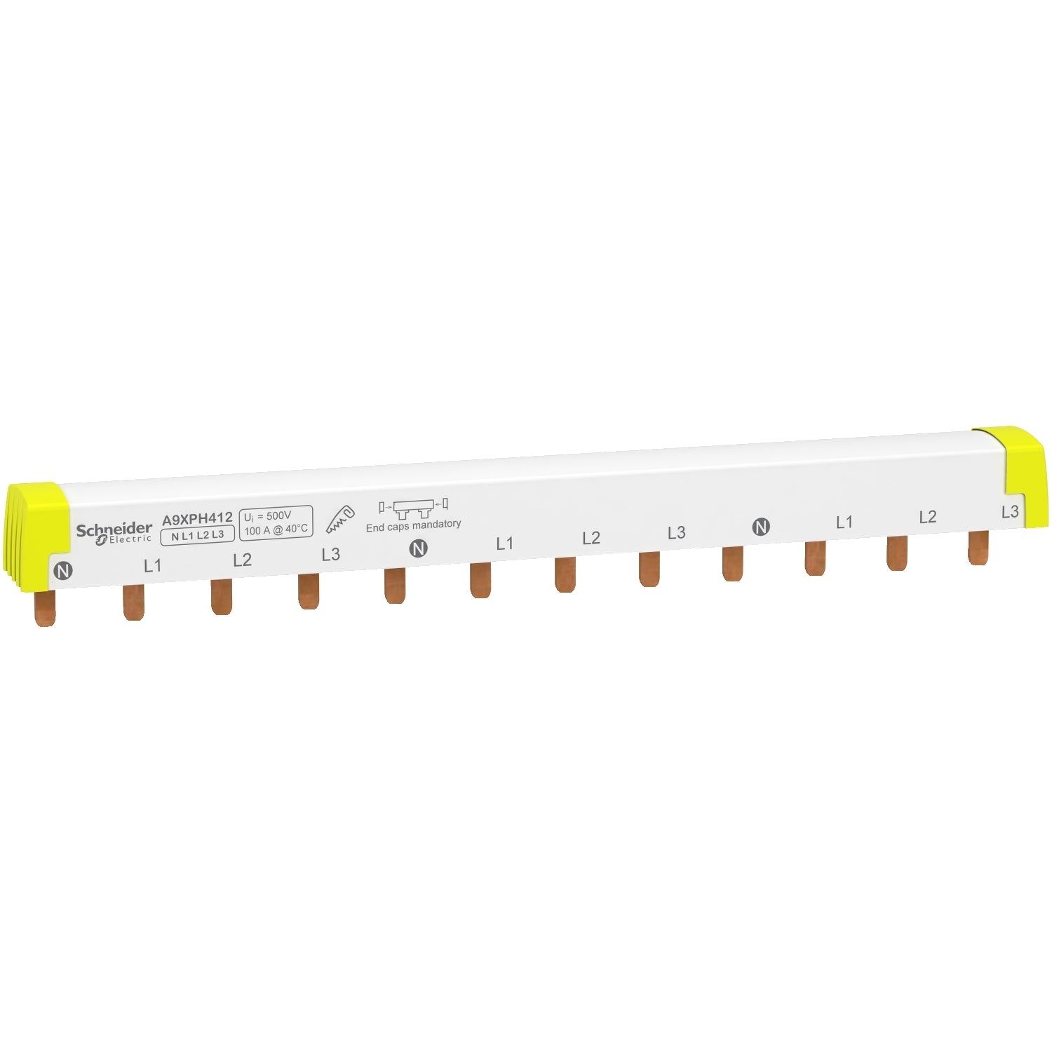 SNR A9XPH412 Peigne iC60 STI 4P 12 modules