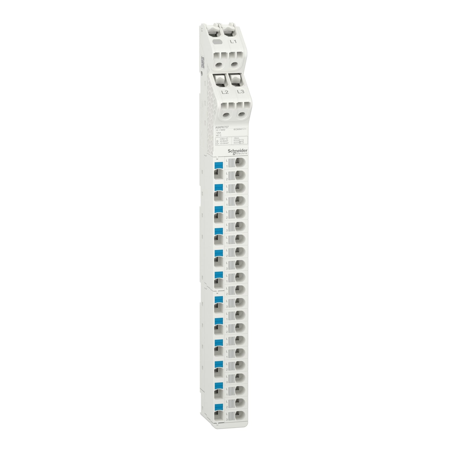 SNR A9XPK707 Borne verte VDIS 125A 33 connexions
