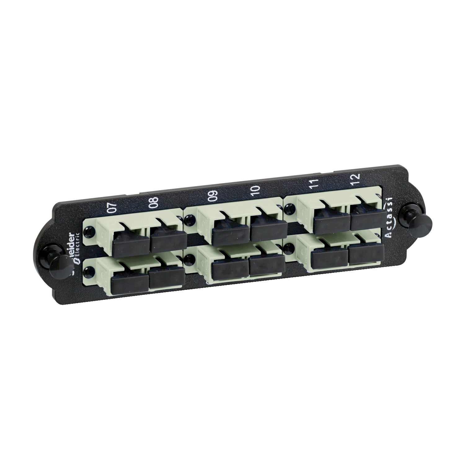 SNR ACTFM1UF2SC6PMM Plaque 6 bus SC dpx MM