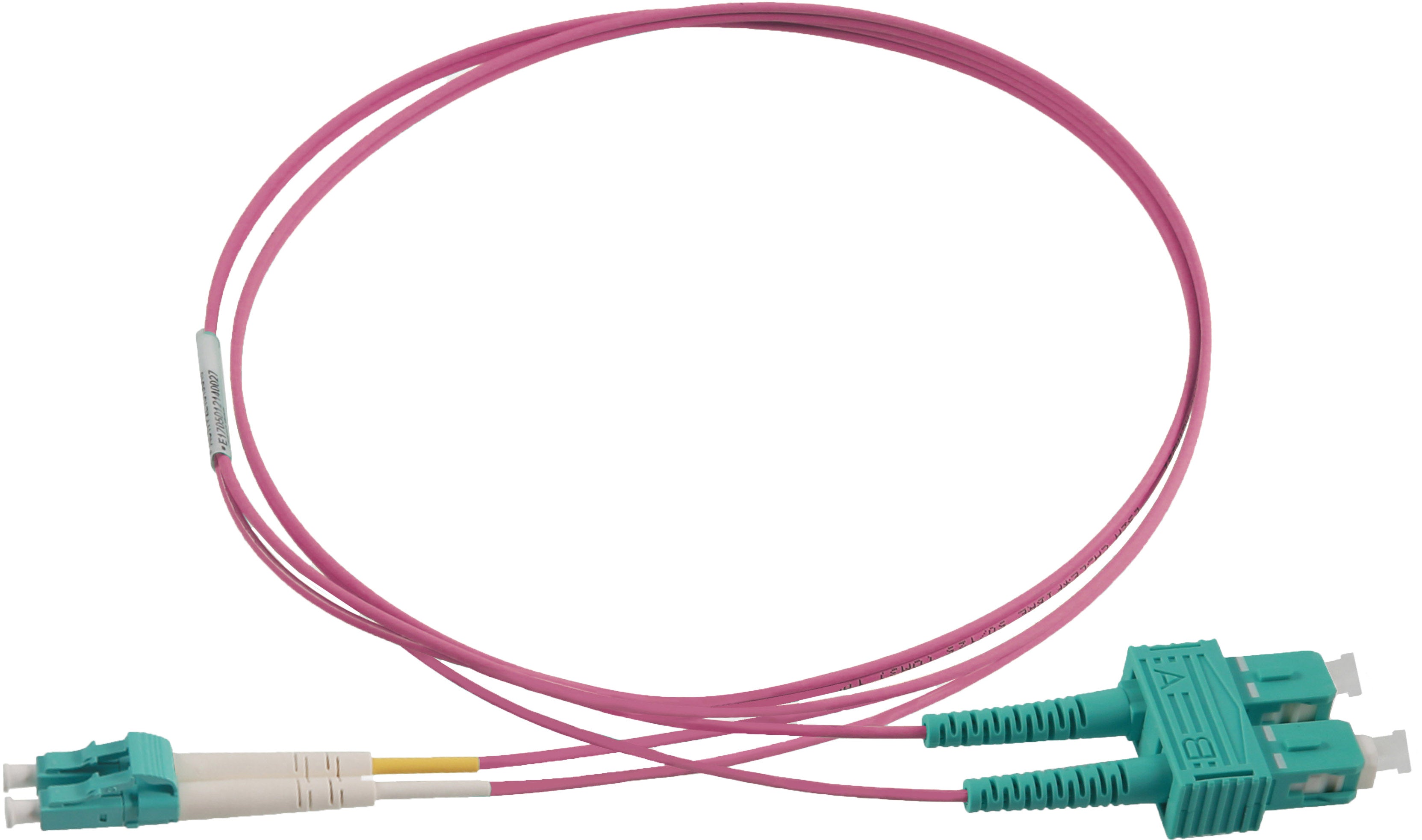 Cordon de brassage SNR ACTFP2CL1M45M10 DX OM4 50 125 SC LC LSZH 1m