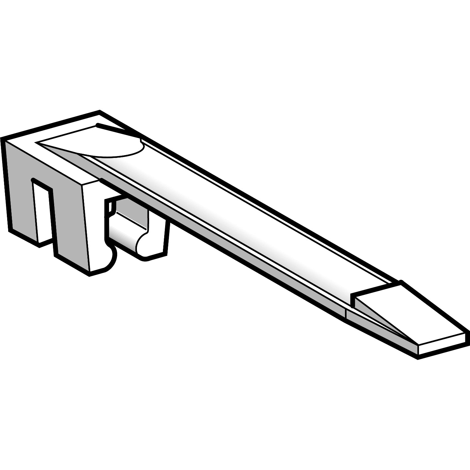 SNR AR1SC02 Porte-étiquette clipsable