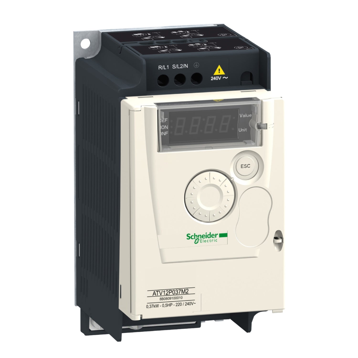 SNR ATV12P037M3 ATV12 0 37KW 240V TROIS ÉTAGES