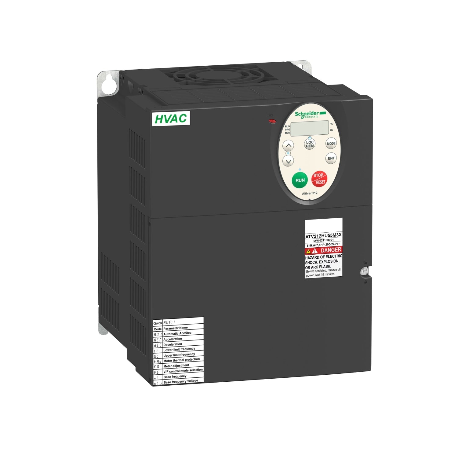 SNR ATV212HU75M3X ATV212 7 5KW 10HP 240VTRI SS CEM IP20
