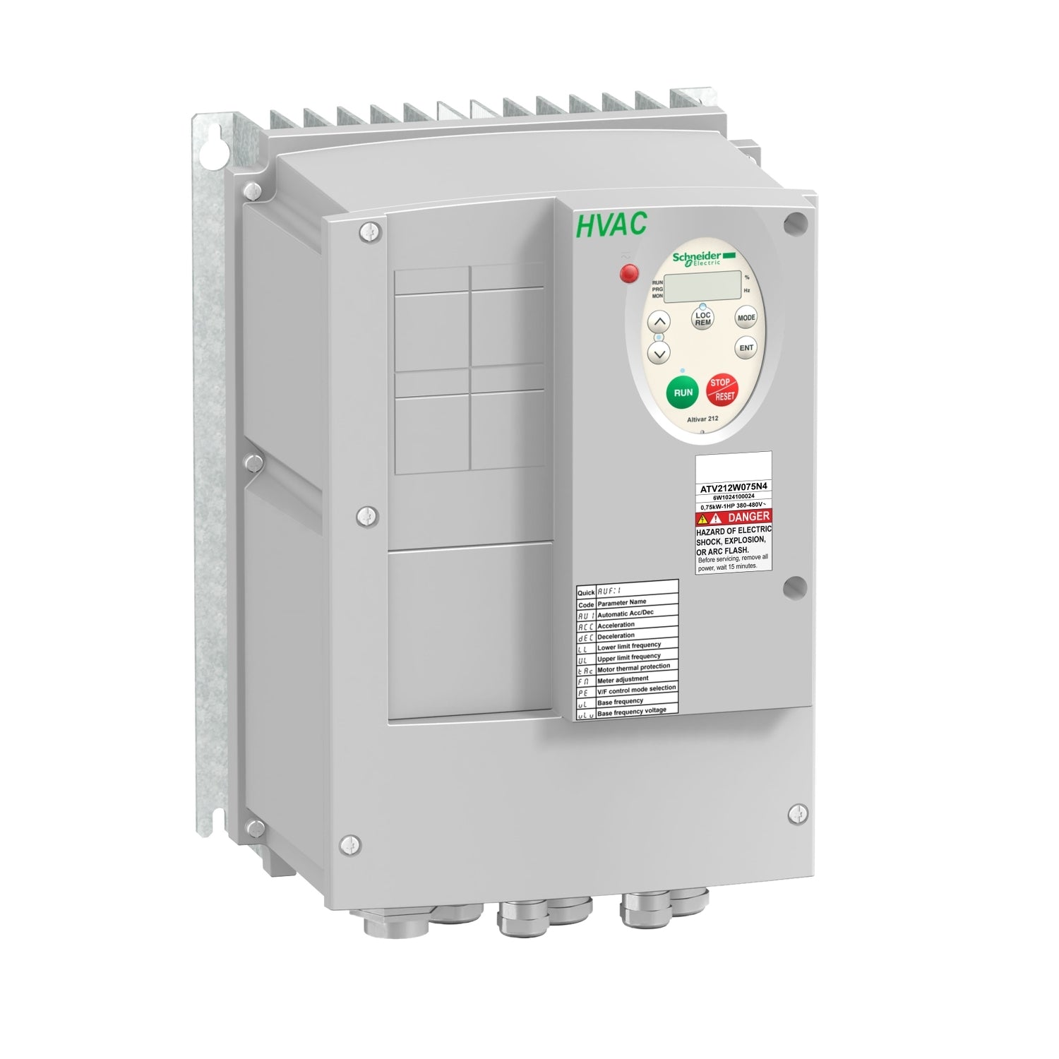 SNR ATV212W075N4C ATV212 0 75KW 1CV 480V TRI CEM IP54I