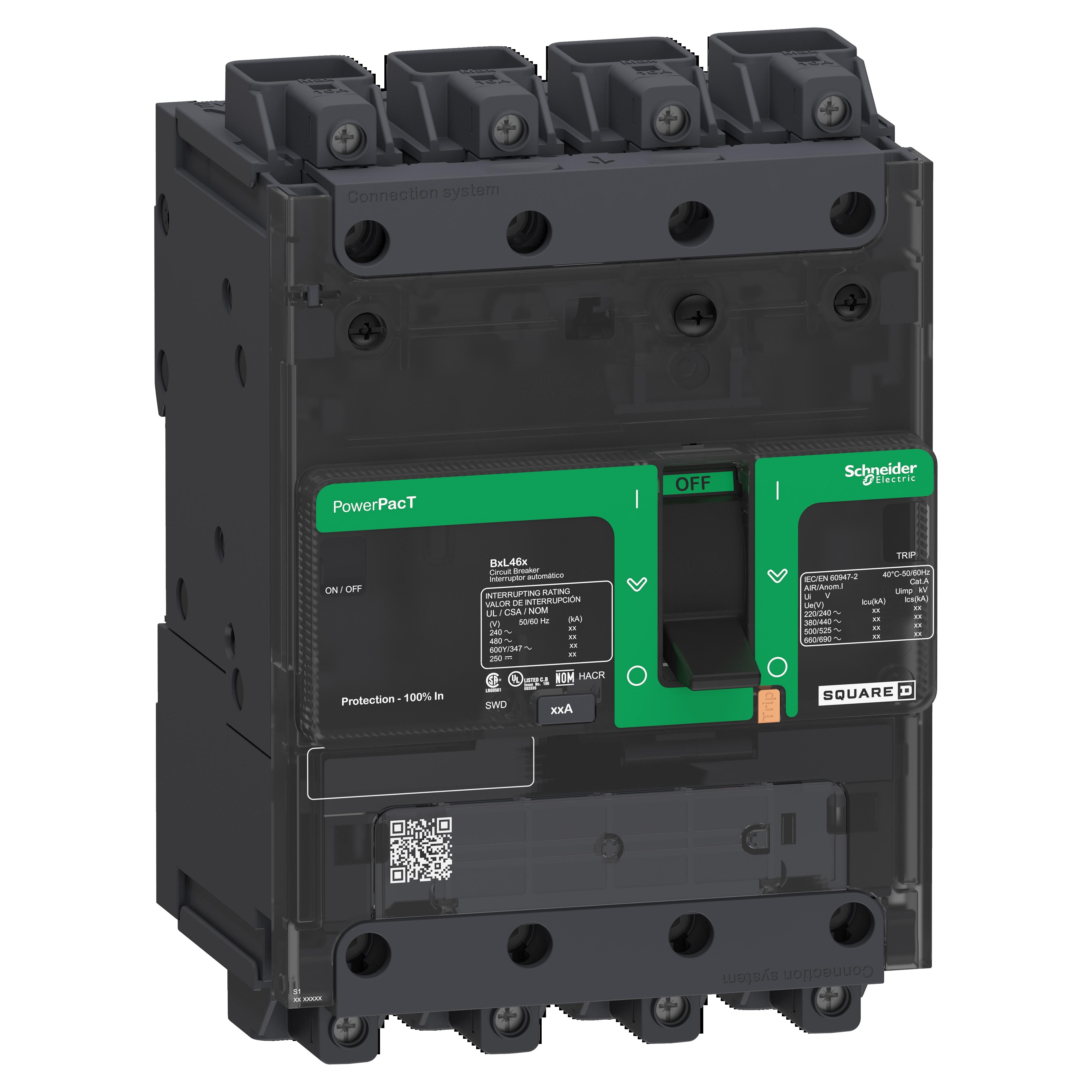 SNR BDL46100LU AUTO BREAK PPB 4P 100A 18kA EVERL
