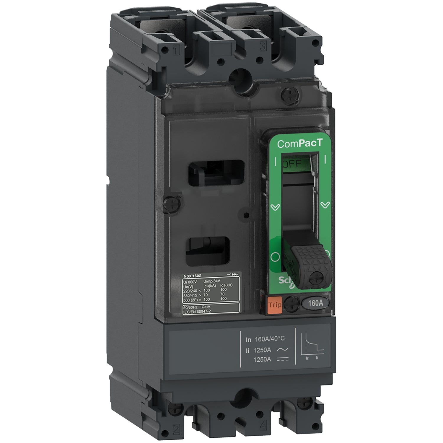 SNR C10M2TM025 NSX100DC N 50kA 2P 2R TM25D_T