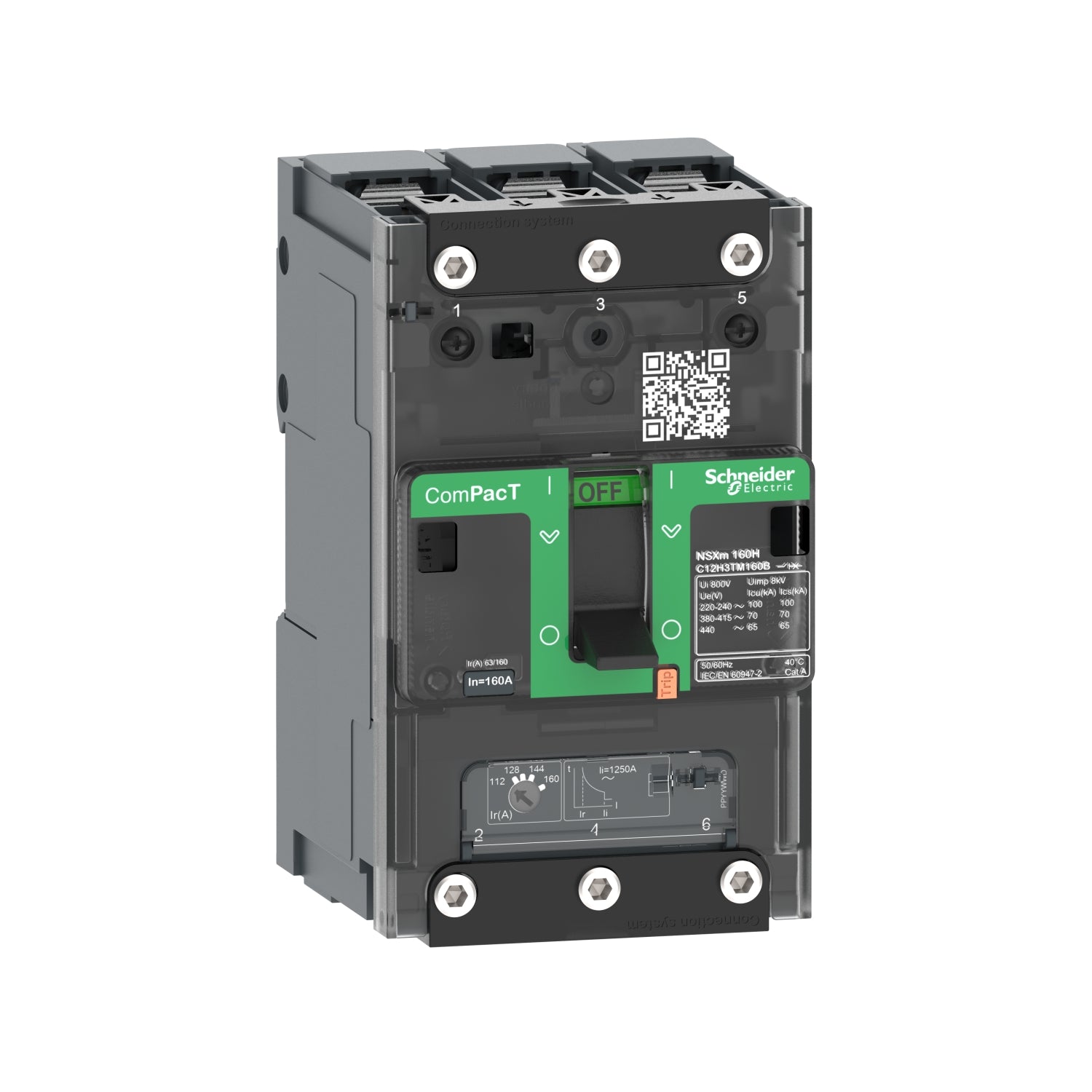 SNR C11E3TM080B NSXm 16kA TM80D cosse de câble 3P_T