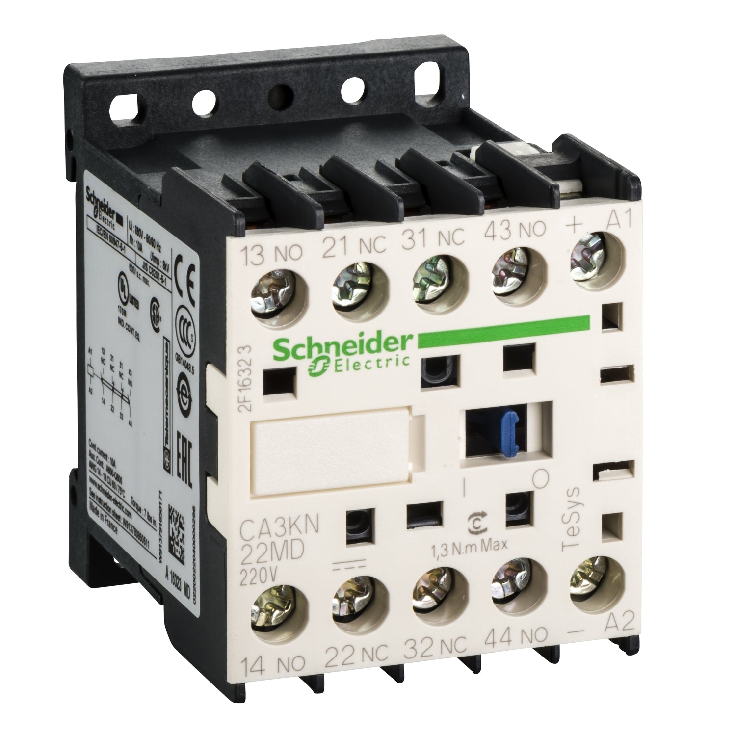 SNR CA3KN22MD CONT AUX 2NC+2NO SCHRAUBE 220V DC