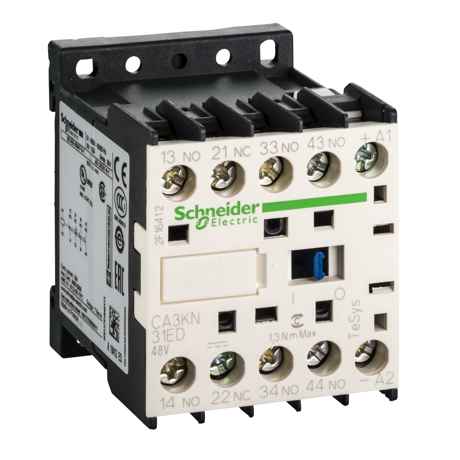 SNR CA3KN31ED CONT AUX 3NO+1NC SCHRAUBE 48V DC