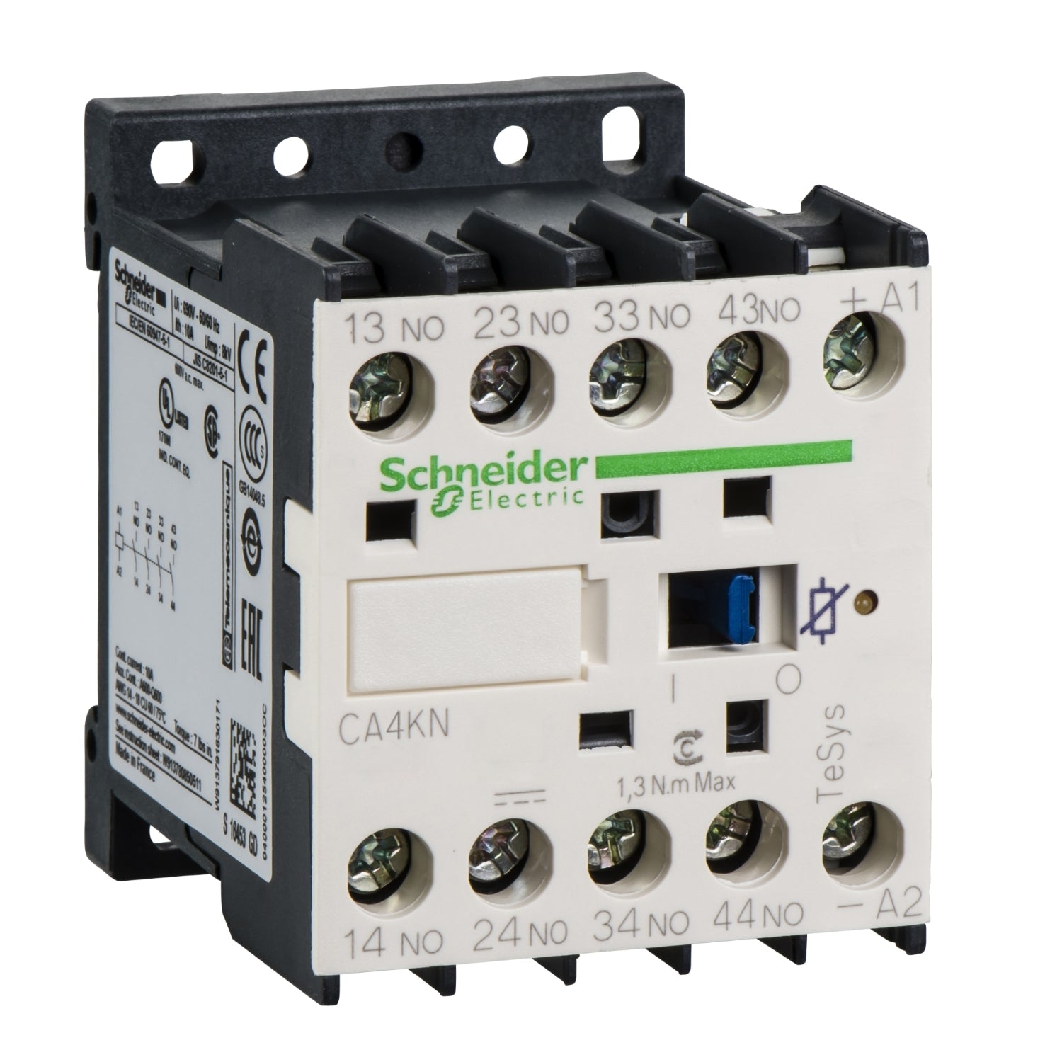 SNR CA4KN22EW3 CONT AUX 2NC+2NO BC VIS 48V DC