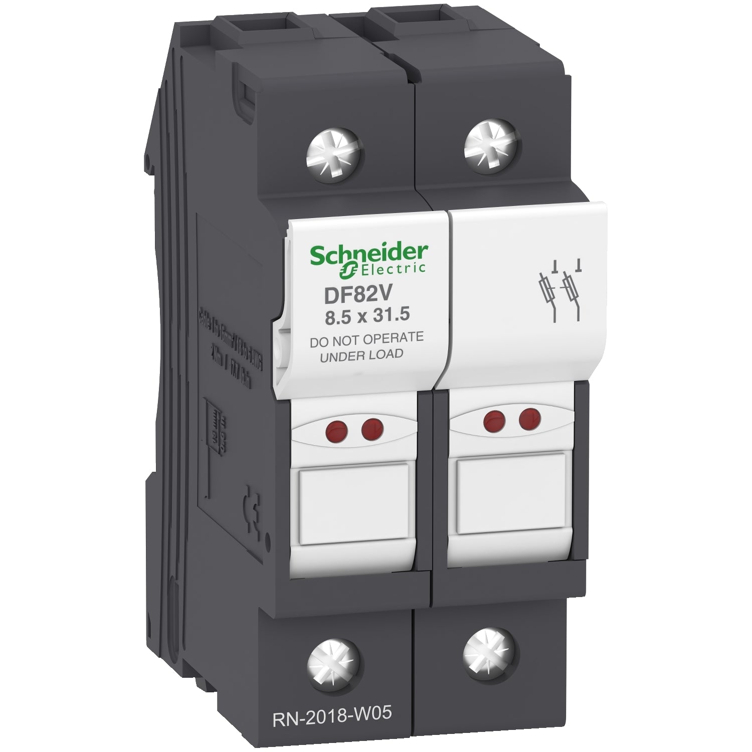 SNR DF82V Porte-fusible 25A 8 5x31 5 2P avec LED