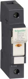 Porte-fusible SNR DFCC1V Classe CC 30A 1P avec LED