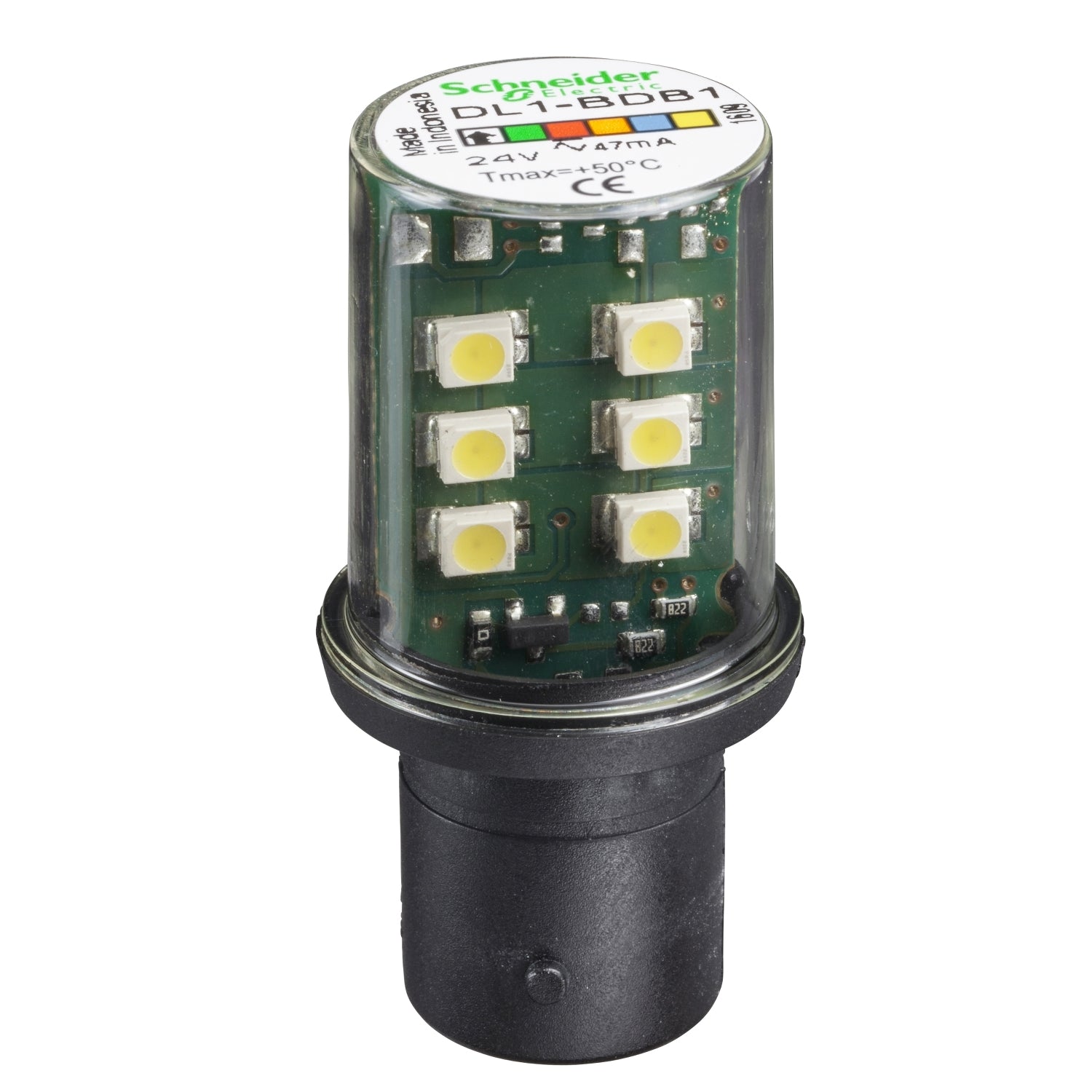 SNR DL1BDB1 Ampoule led blanche 24V BA15D