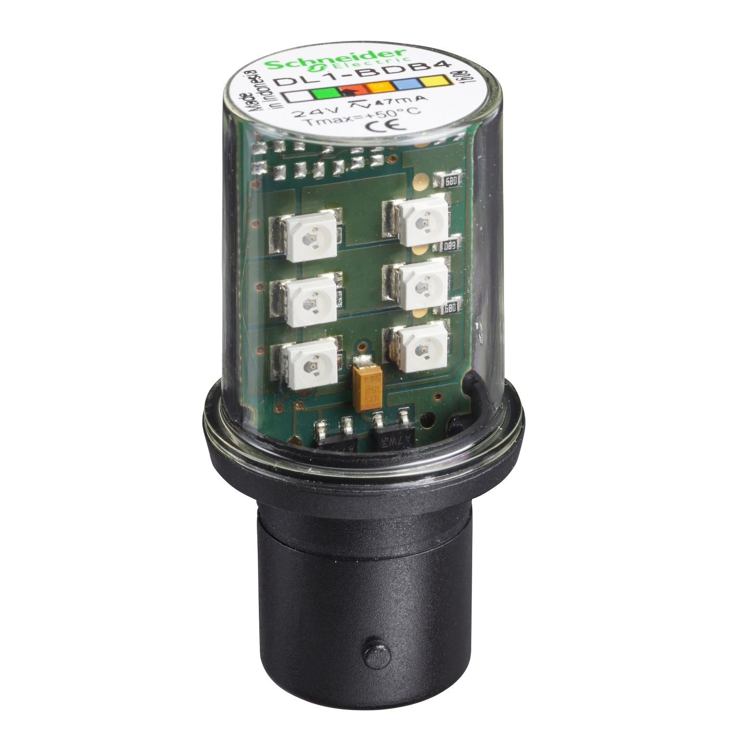 SNR DL1BDB4 Ampoule led rouge 24V BA15D