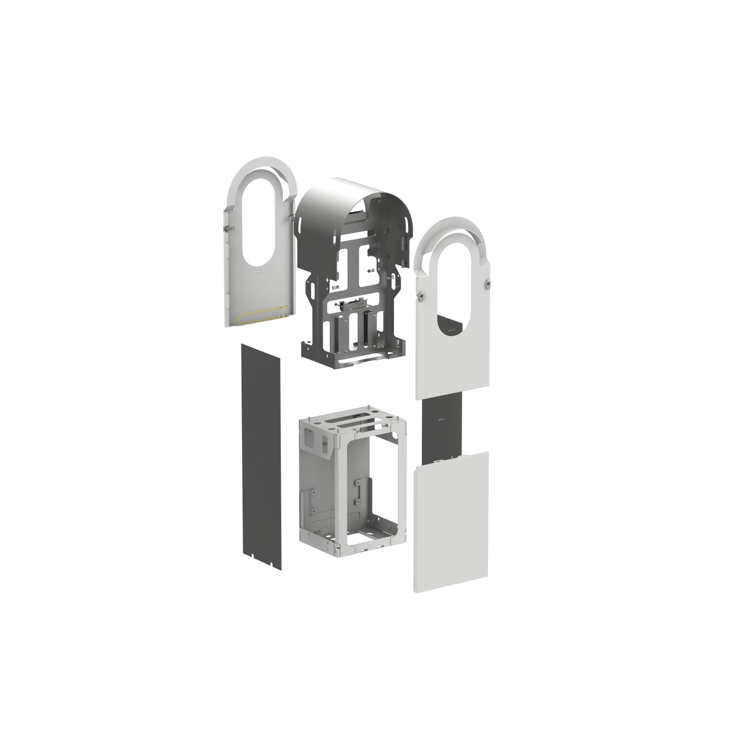 SNR EVA1RFKS2        EV Pro AC kit metal pavimento 2 postaz