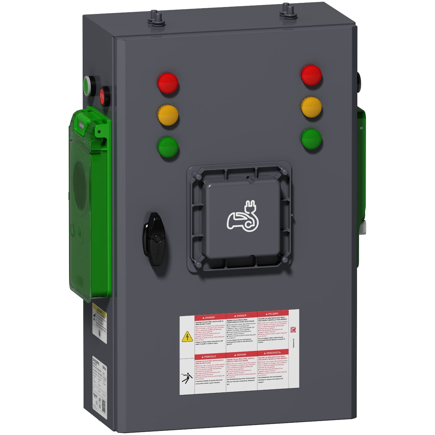 SNR EVP2PE2244 Tableau EVlink gris 22KW 2XT2S