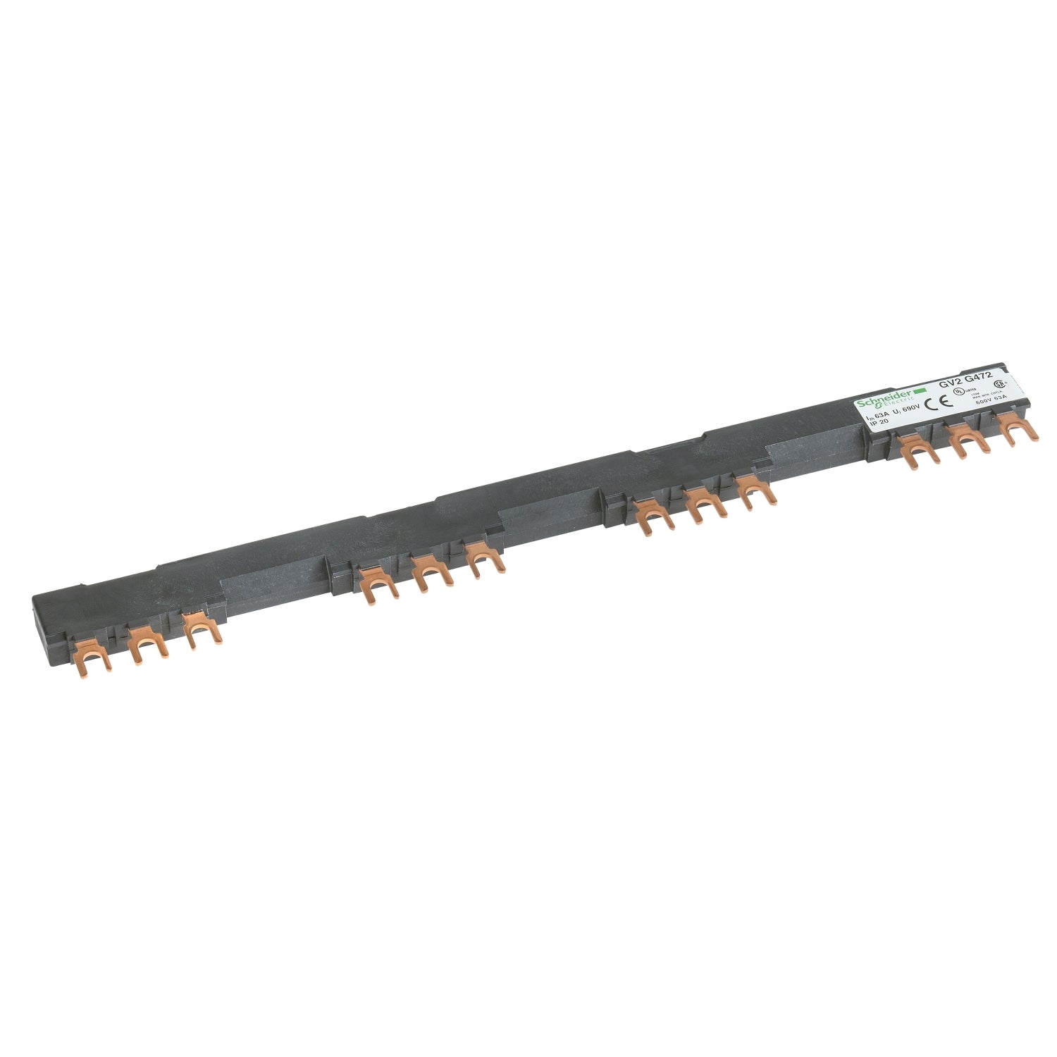 SNR GV2G472 Jeu de barres 3P 63A 4der GV2 72mm