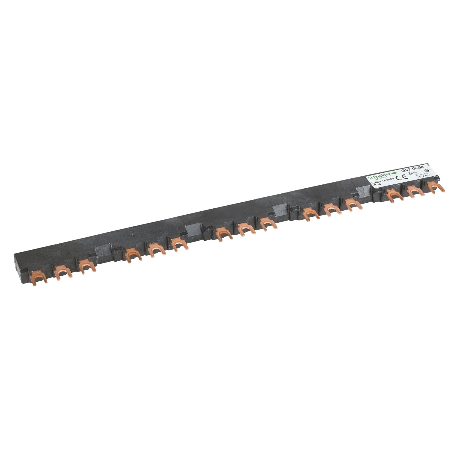 SNR GV2G554 Jeu de barres 3P 63A 5der GV2 54mm
