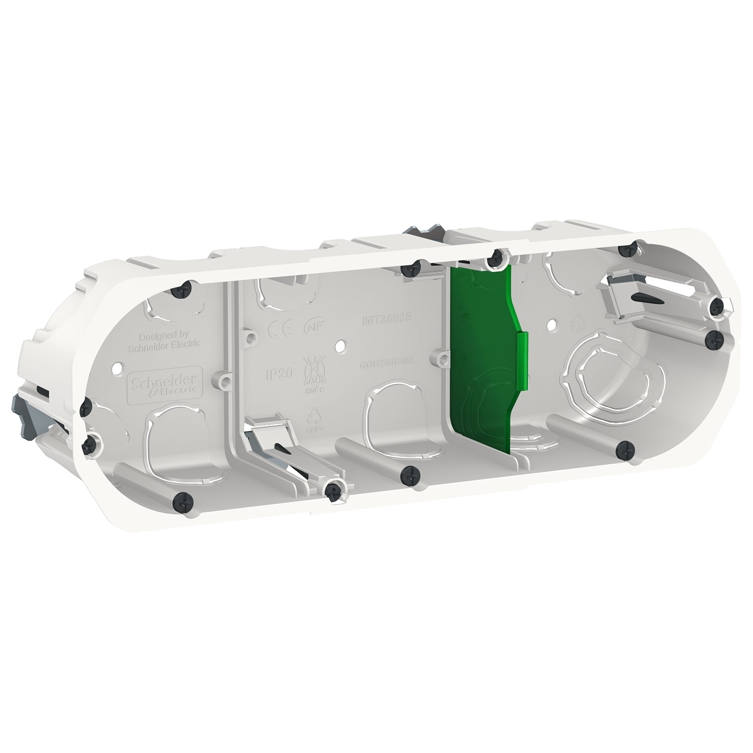 SNR IMT35935 Coffret horizontal triple plaque de plâtre