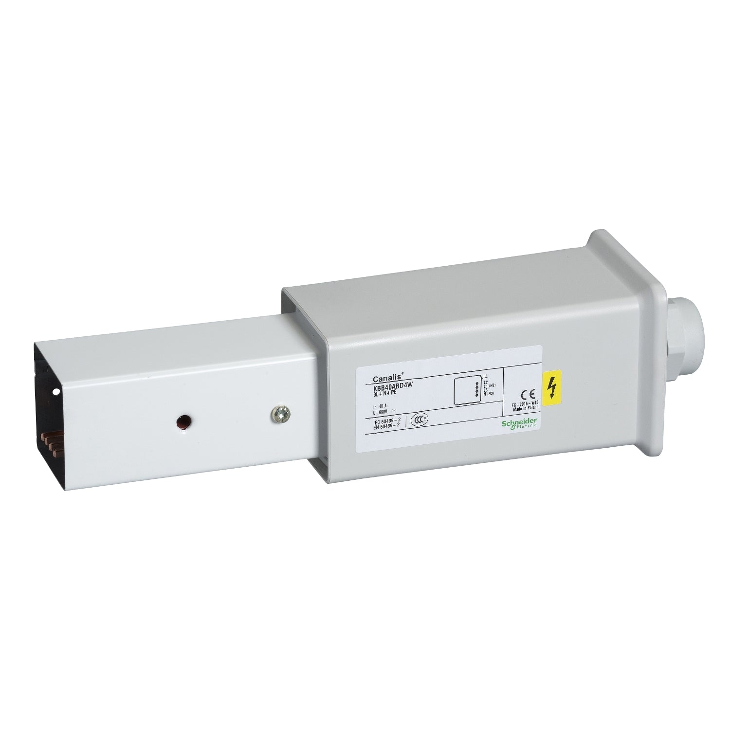 SNR KBB40ABD4TW Alim dx 25 40A 4P avec télécommande RAL9003