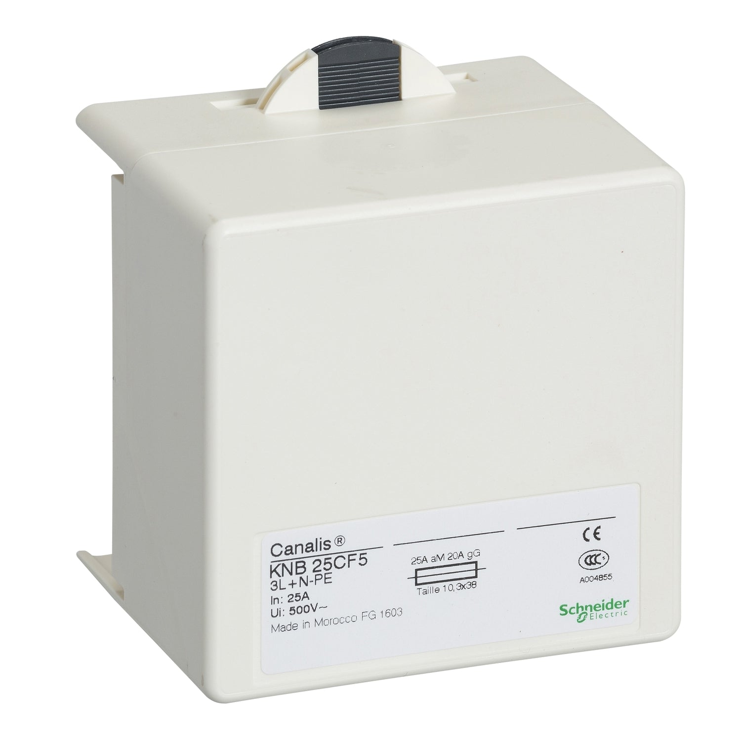 SNR KNB25CF5 FICHE 25A 4P POUR FUS NF 10X38
