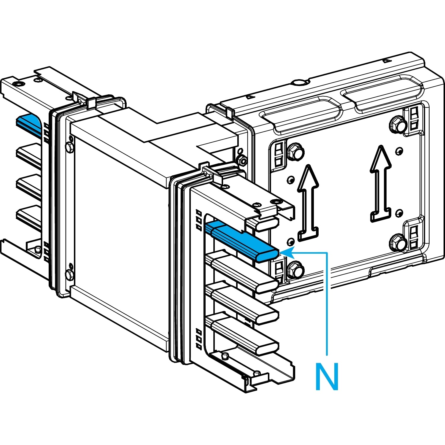 SNR KSA250DTC40 À L'ÉLÉMENT 4P 250A