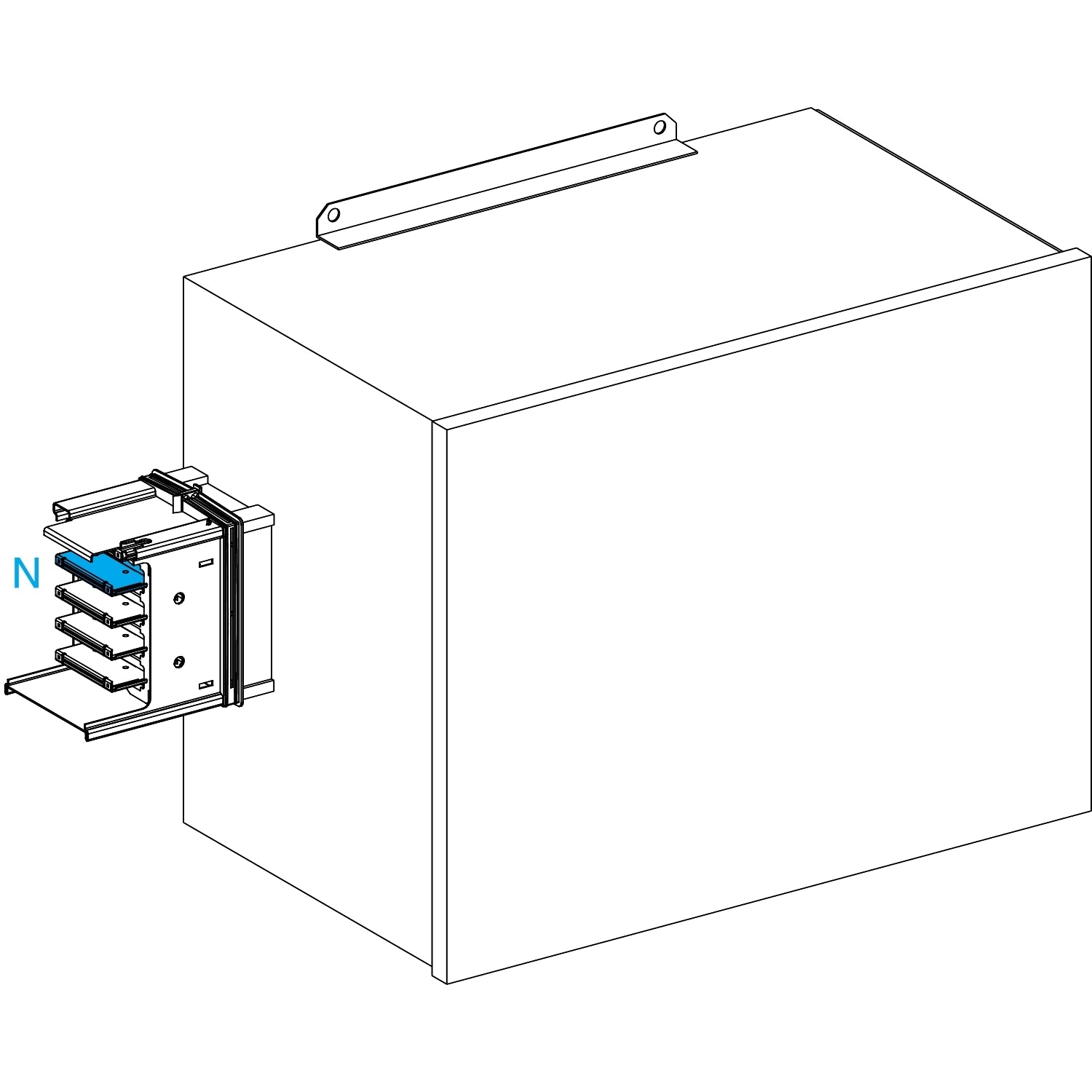 SNR KSA630ABD4 ALIMENTATION EXTRÉMITÉ DROITE 630A