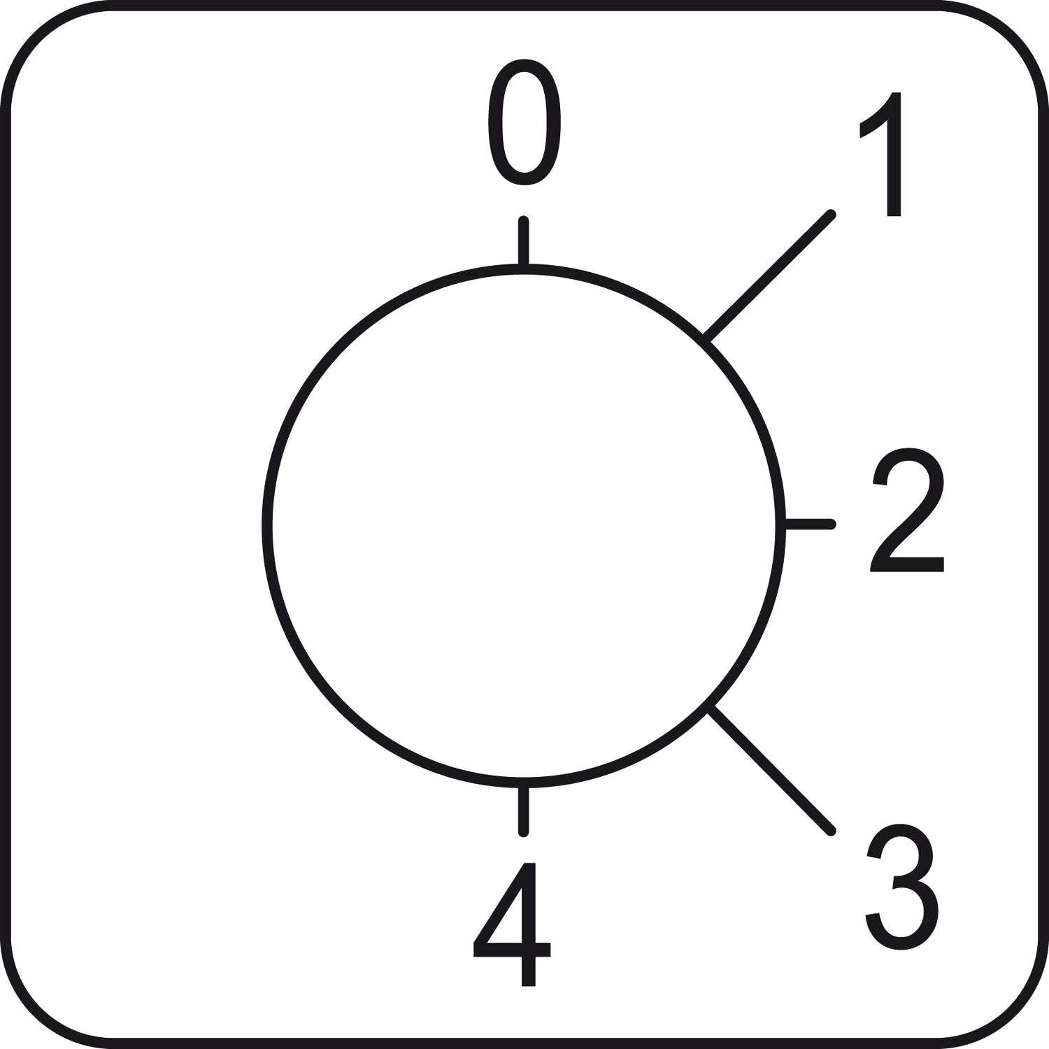 SNR KZ18044 Étiquette 0 1 2 3 4