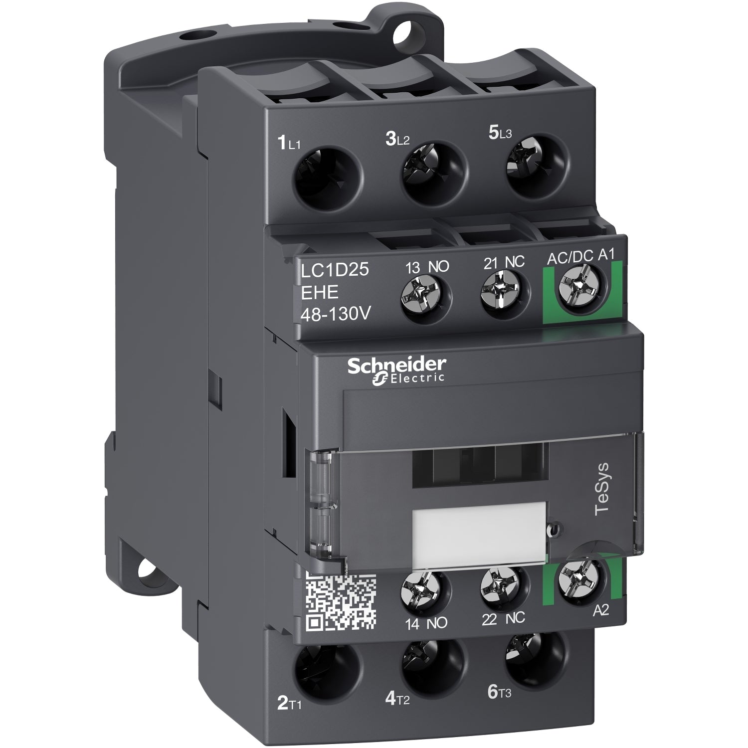 SNR LC1D25EHE Contacteur 25A 48 130VAC DC vert