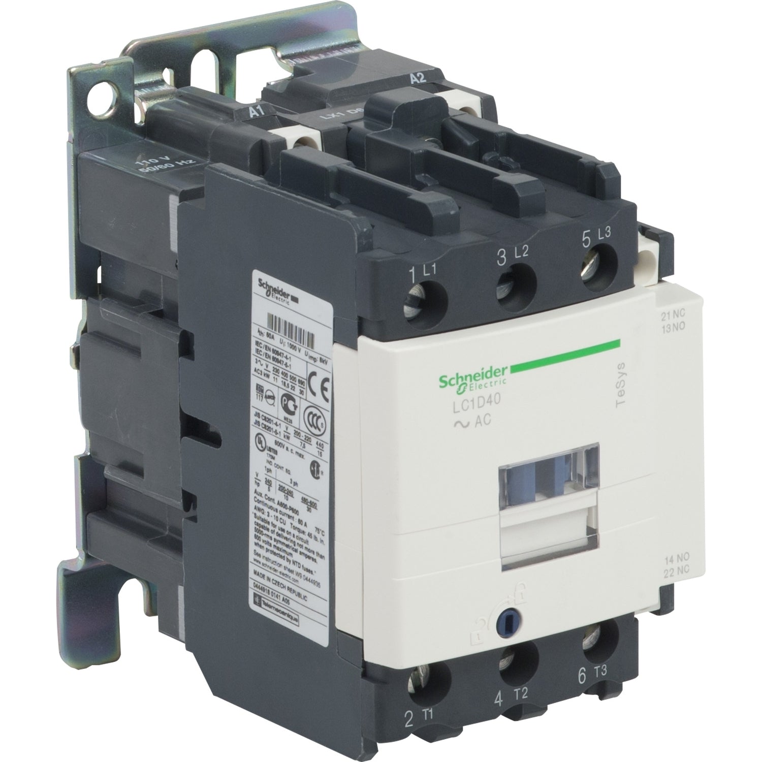 SNR LC1D40U7 Contacteur 40A 240VAC