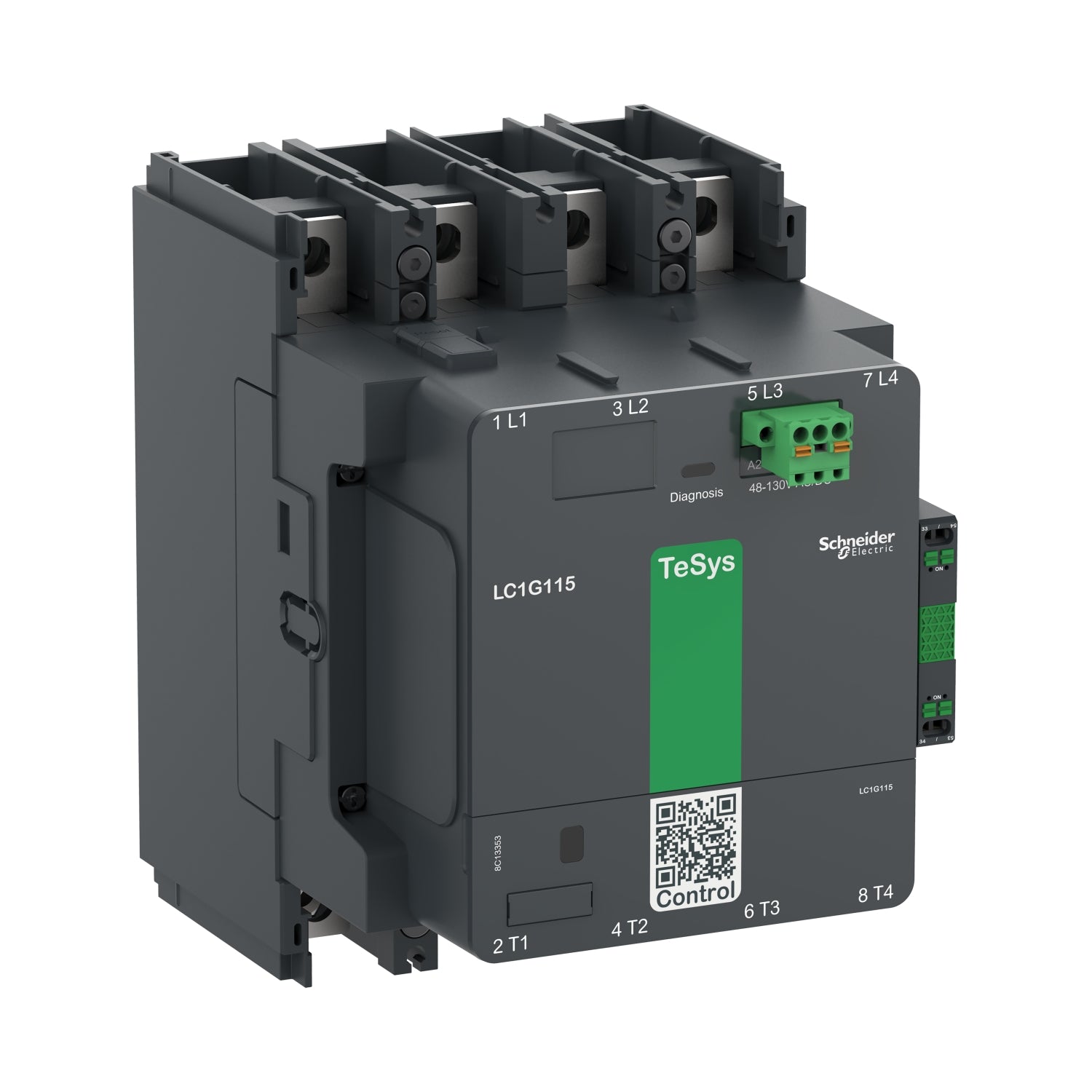SNR LC1G1504KUFR Contact TeSysG150 4P Std 100 250V ACDC