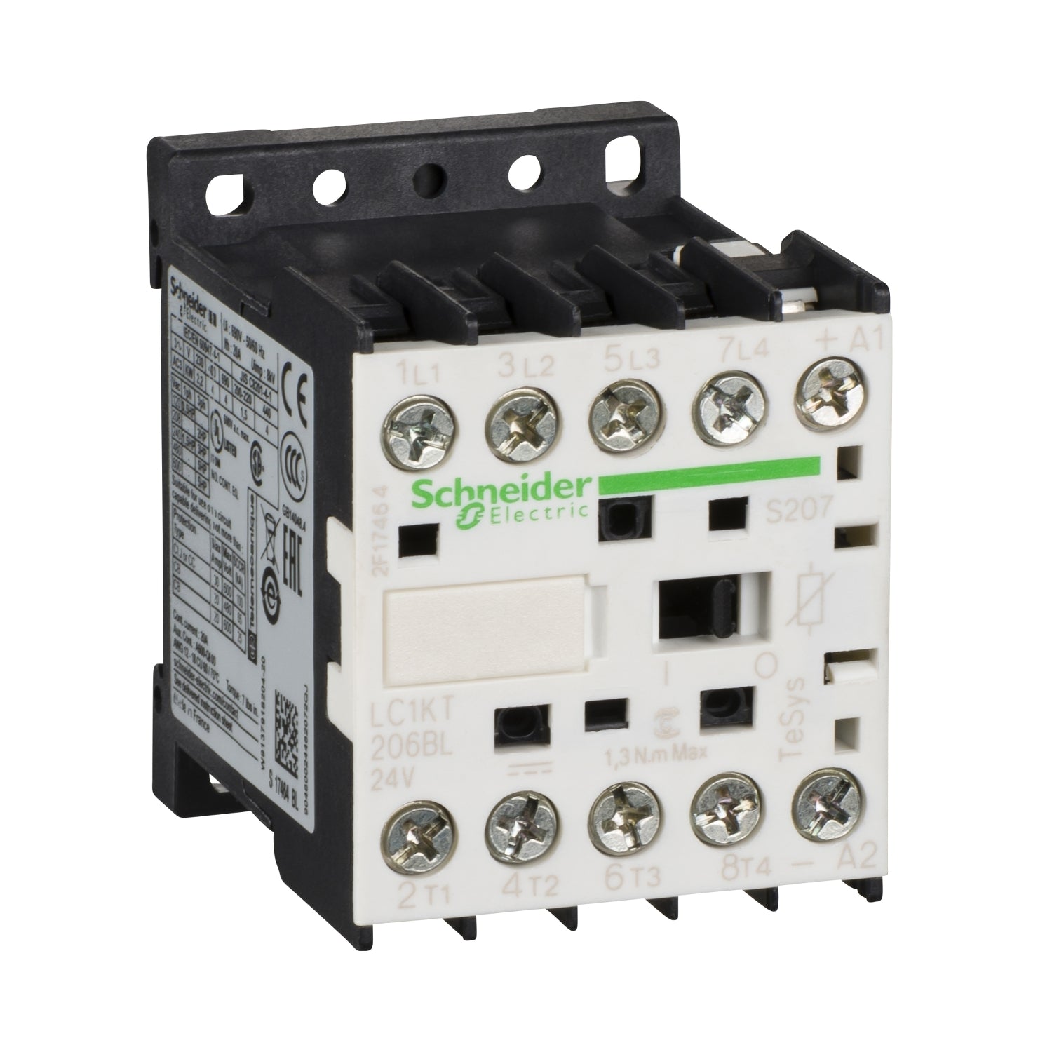 SNR LC1K0986FLS207 CONTACTEUR K 4P AC3 440V 20A 11V