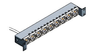 SNR LEEX6657N Banda 19" 5 pr multistand int mag term