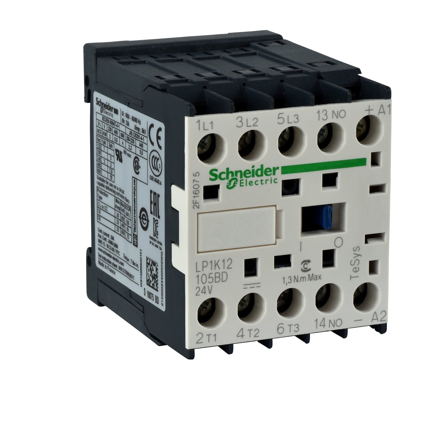 SNR LP1K09105BD Contacteur 9A 24VDCcirst 3P