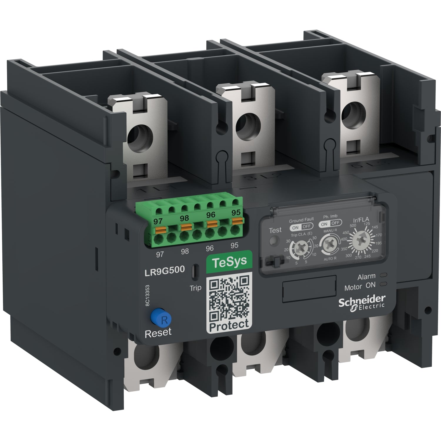 SNR LR9G500 Relais thermique LR9G 500A Conn à ressort