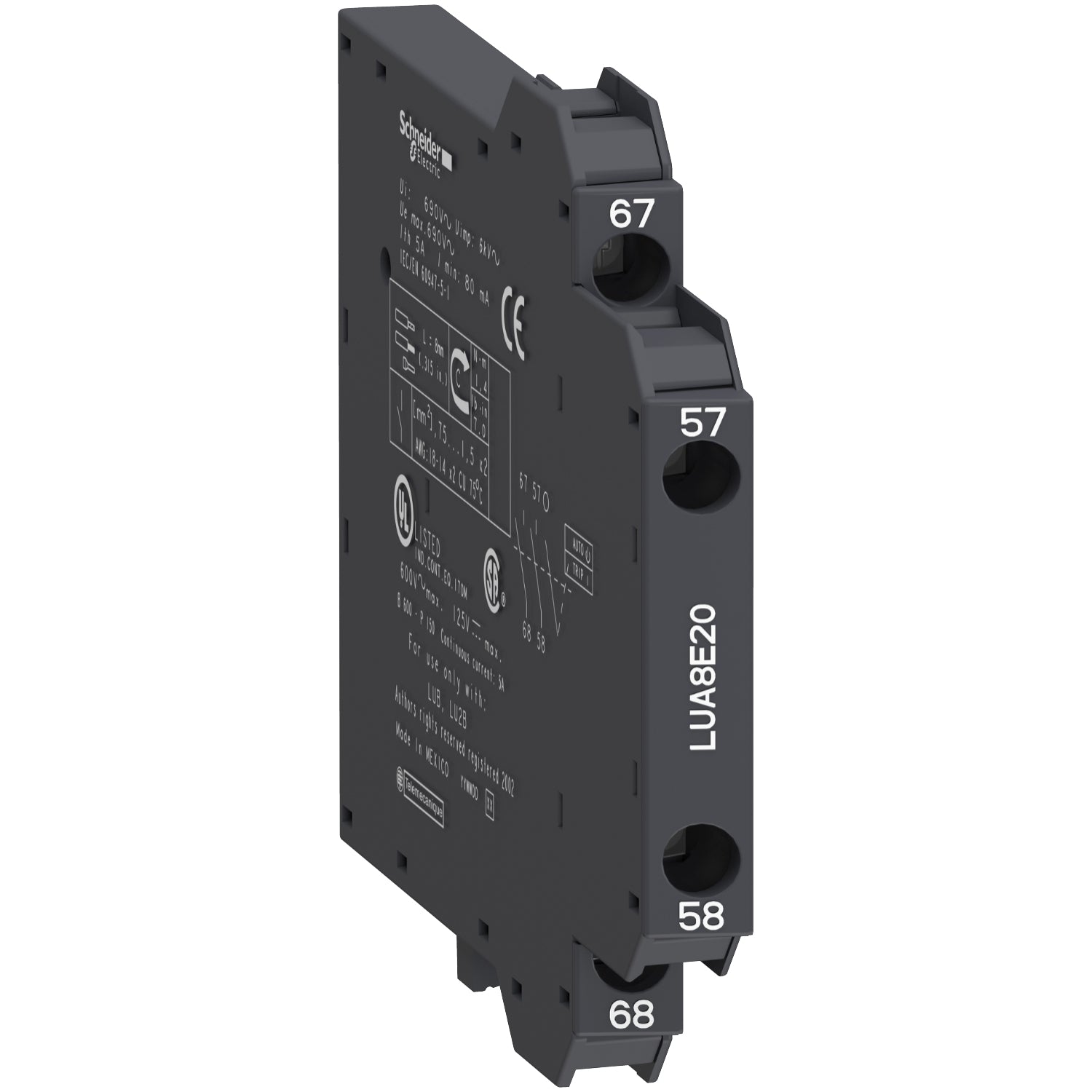 CONTACT LATERAL SNR LUA8E20