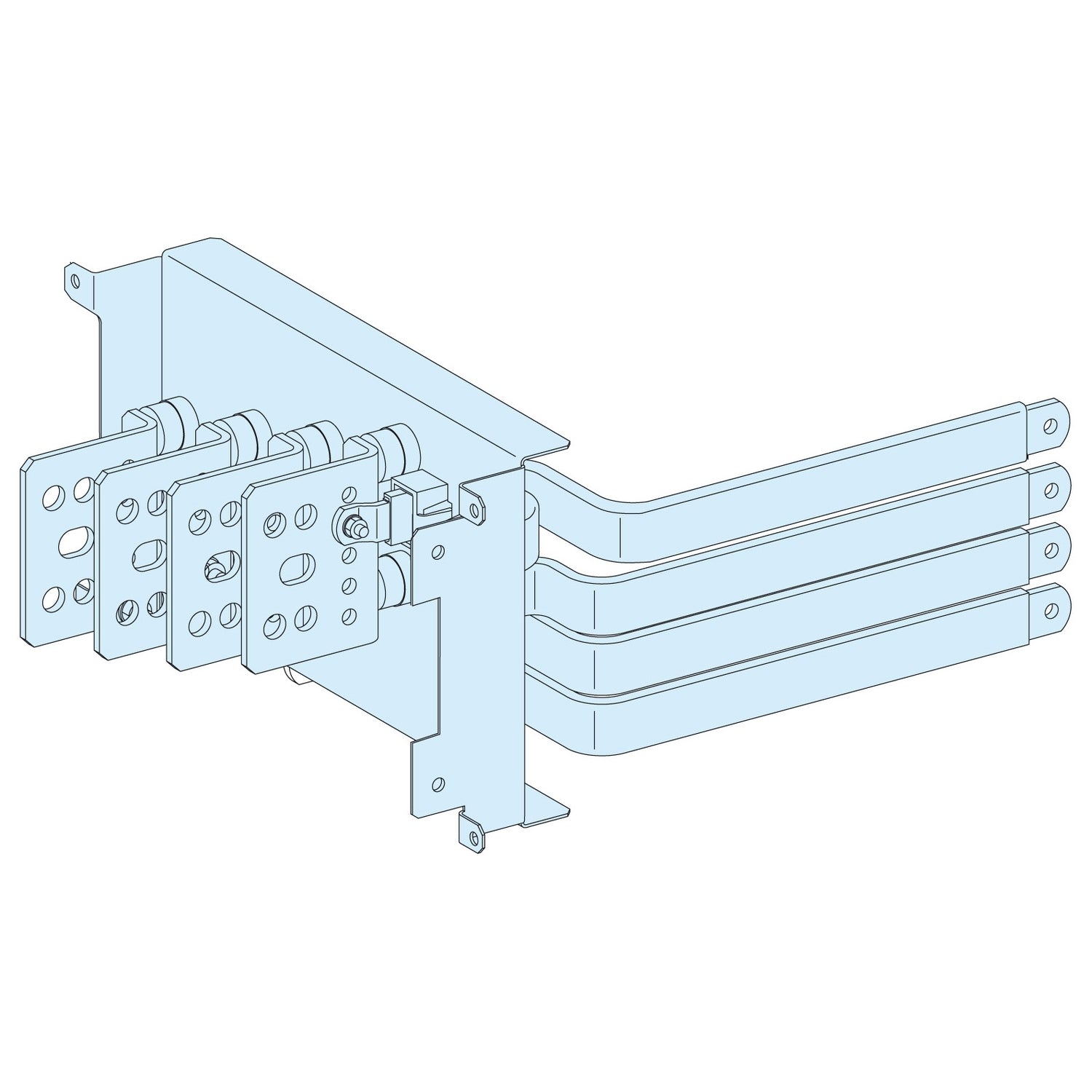 SNR LVS04426 Liaison aval NS250 fixe dir 4P
