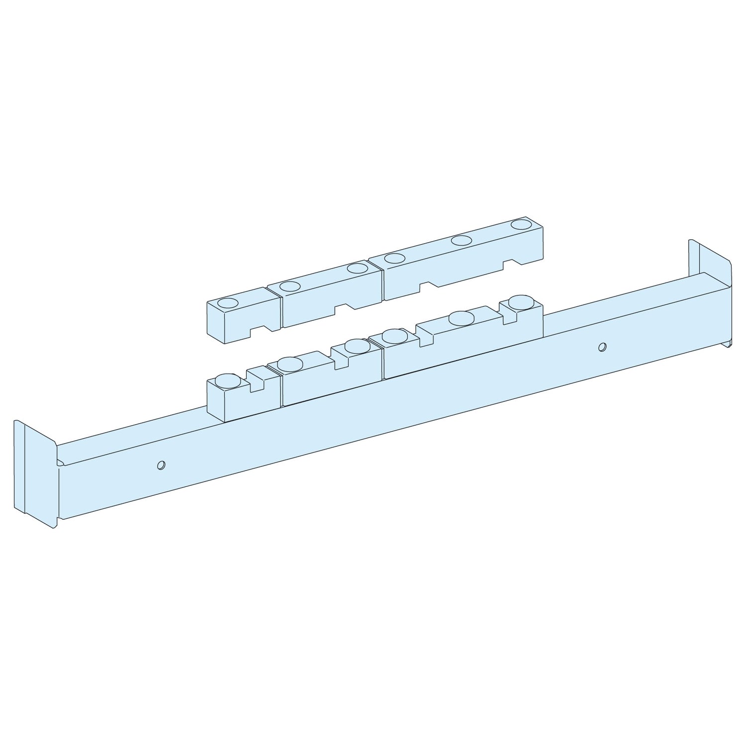 SNR LVS04693 Support de connexion de poste MTZ1 NS1600