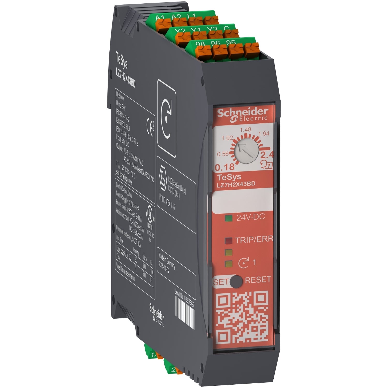 SNR LZ7H6X53BD Direct H Safe 3KW 24 VDC Feder