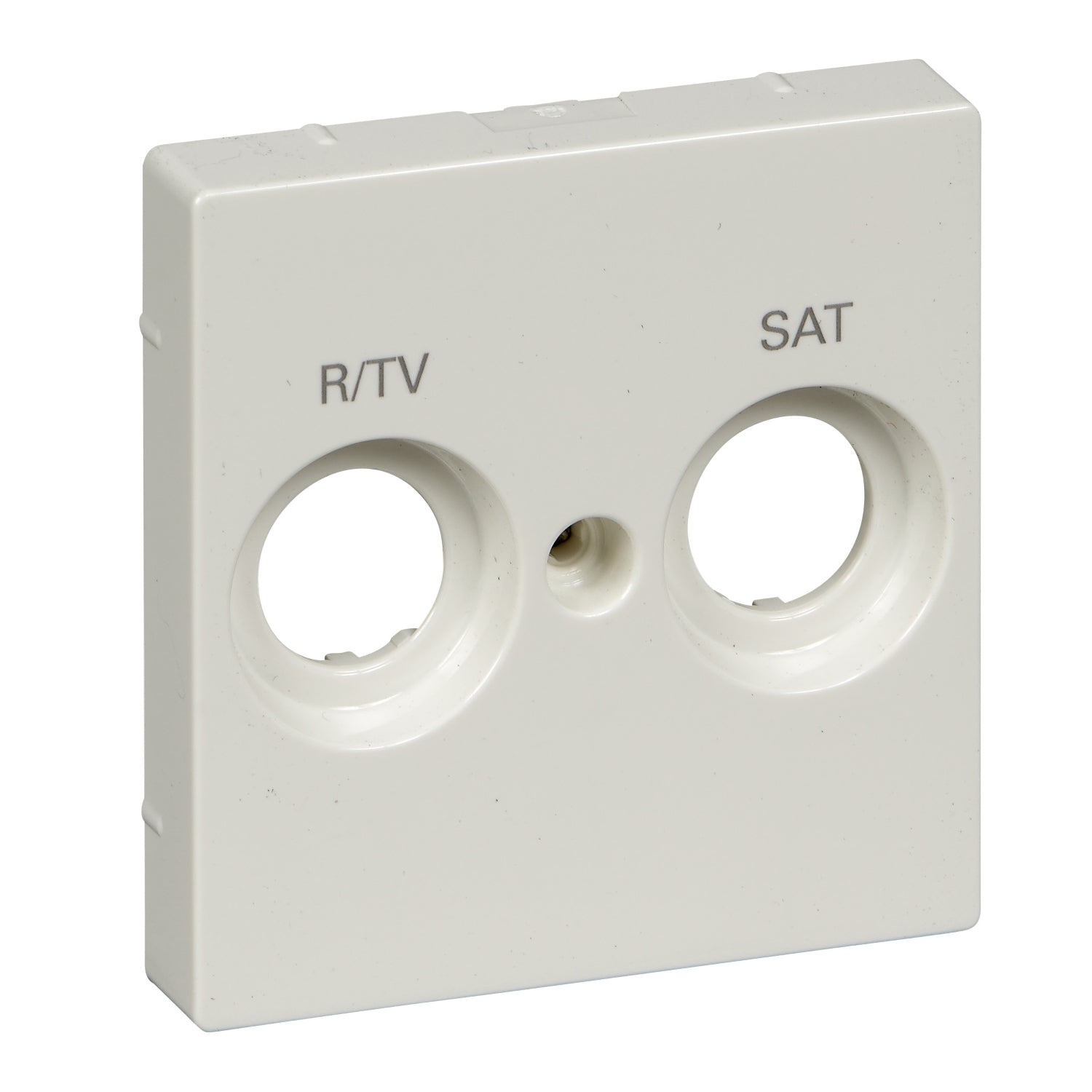 SNR MTN299819        Placca cen  r tv+sat bia pol  SysM