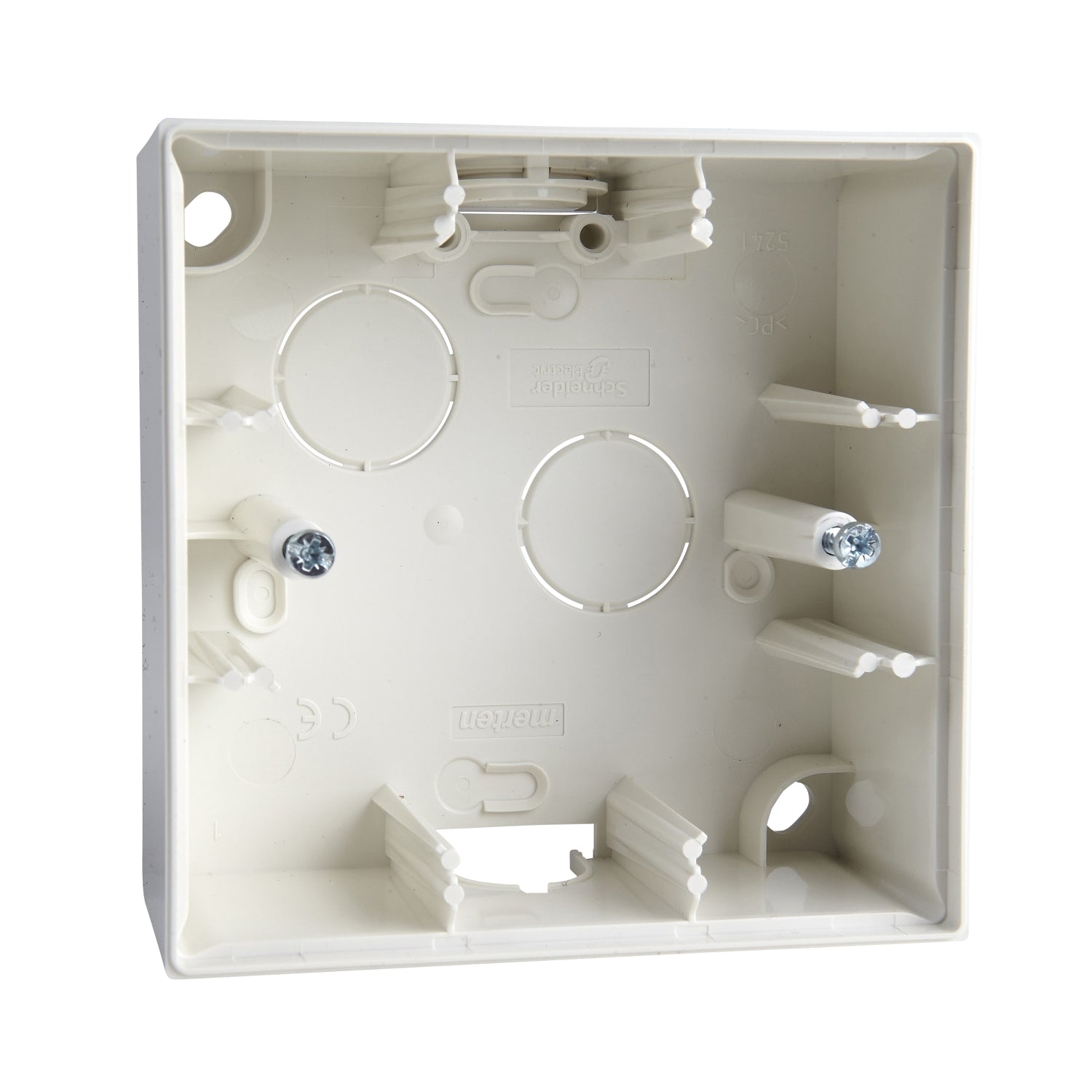 SNR MTN524119 Boitier mono vue blanc pol