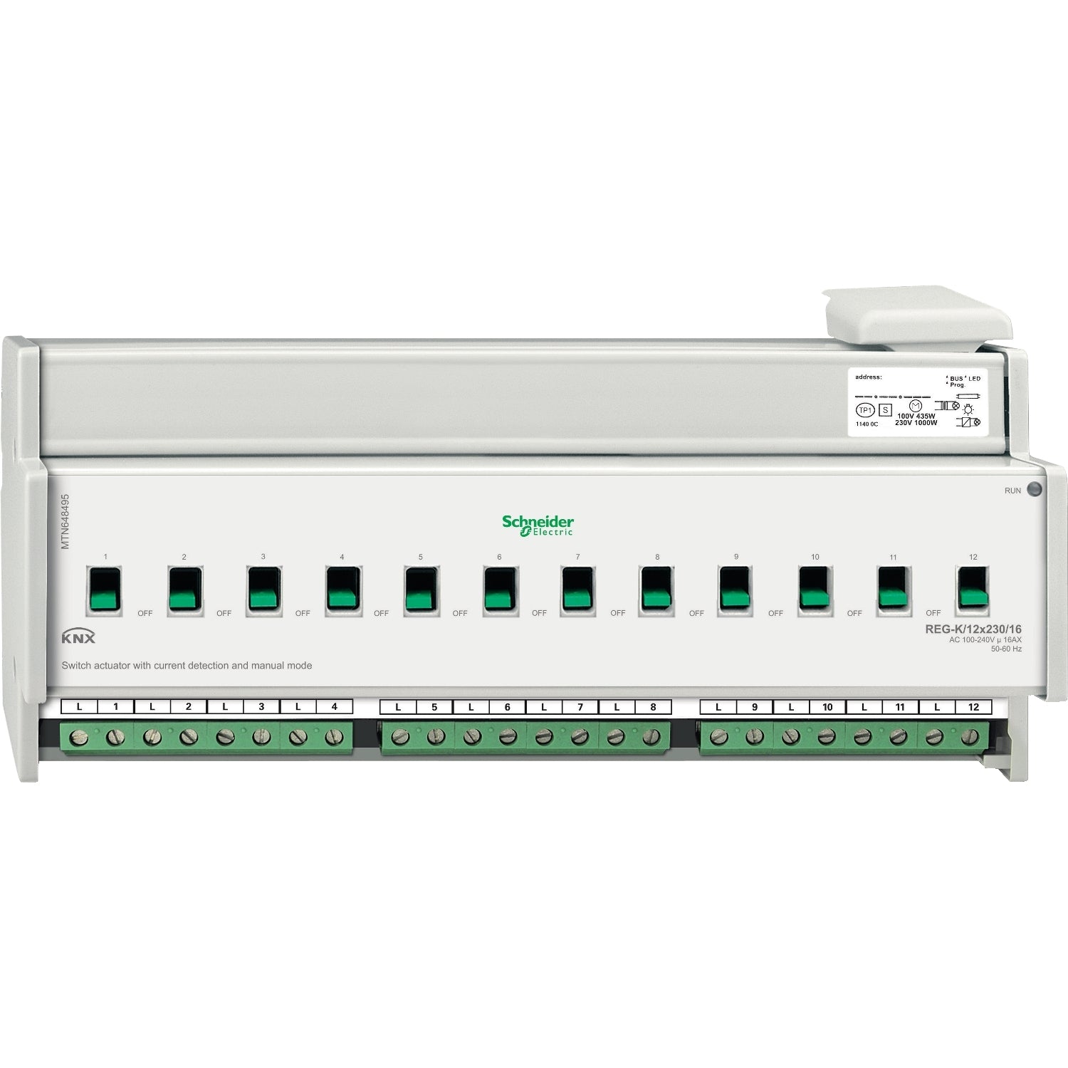 SNR MTN648495        Att Comm KNX REG K 12x230 16 ril cor