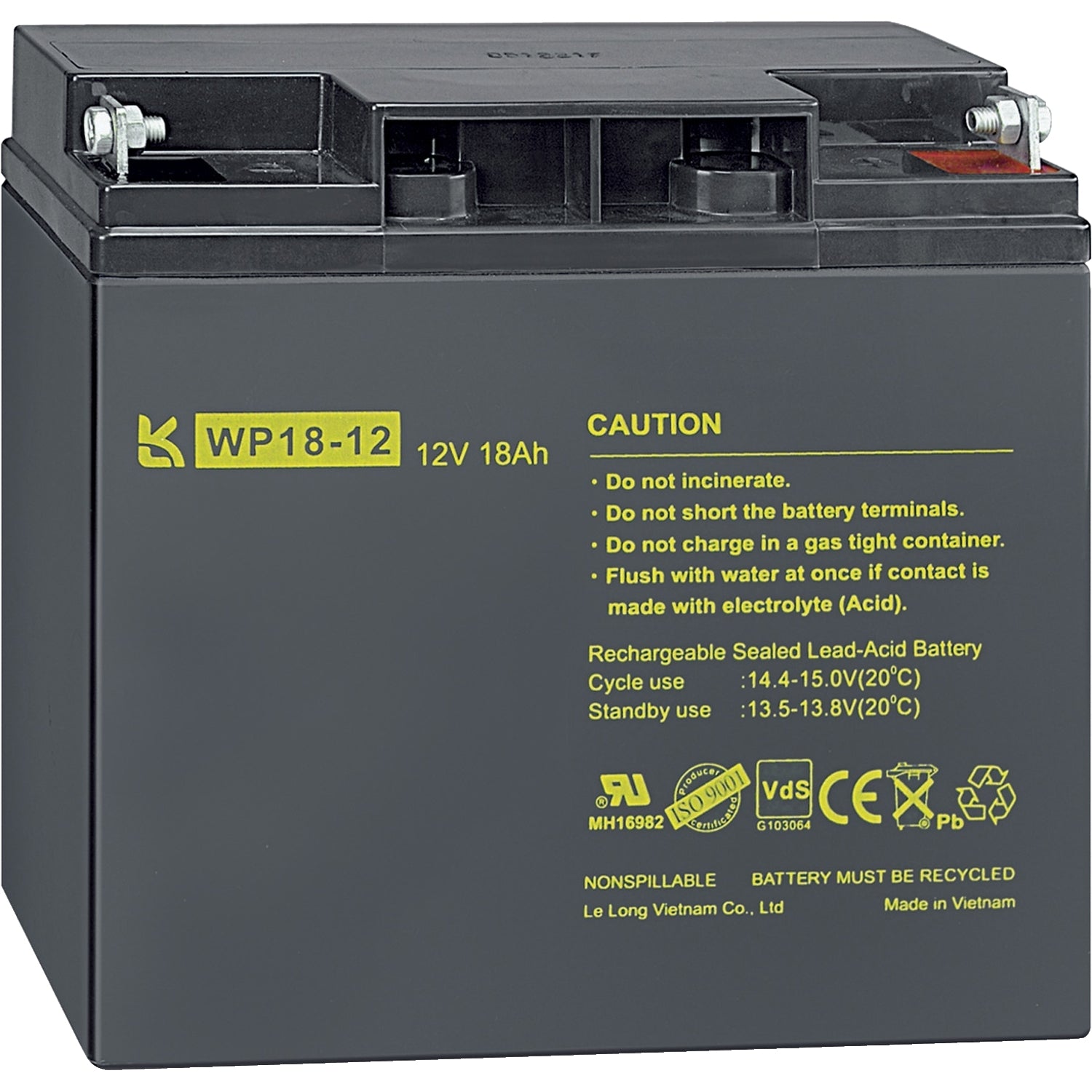 SNR MTN668991        Batteria con gel di piombo 18Ah