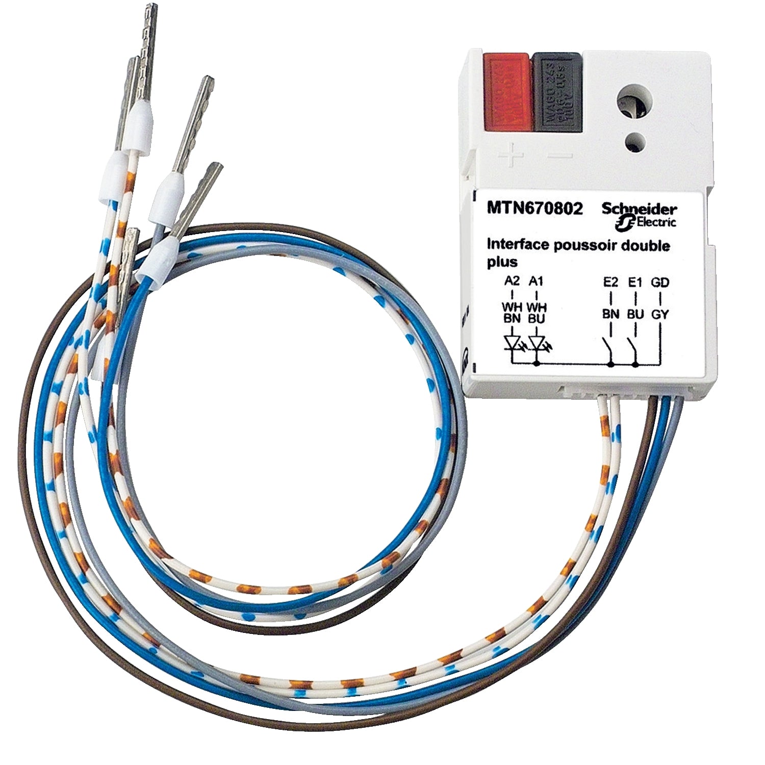 SNR MTN670802        Interfaccia KNX pulsanti 2 canali