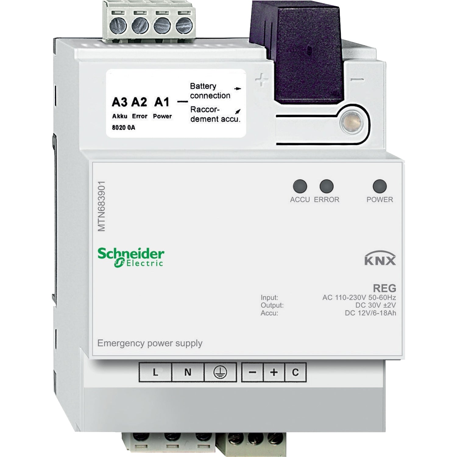 SNR MTN683901        Alimentatore di emergenza REG K