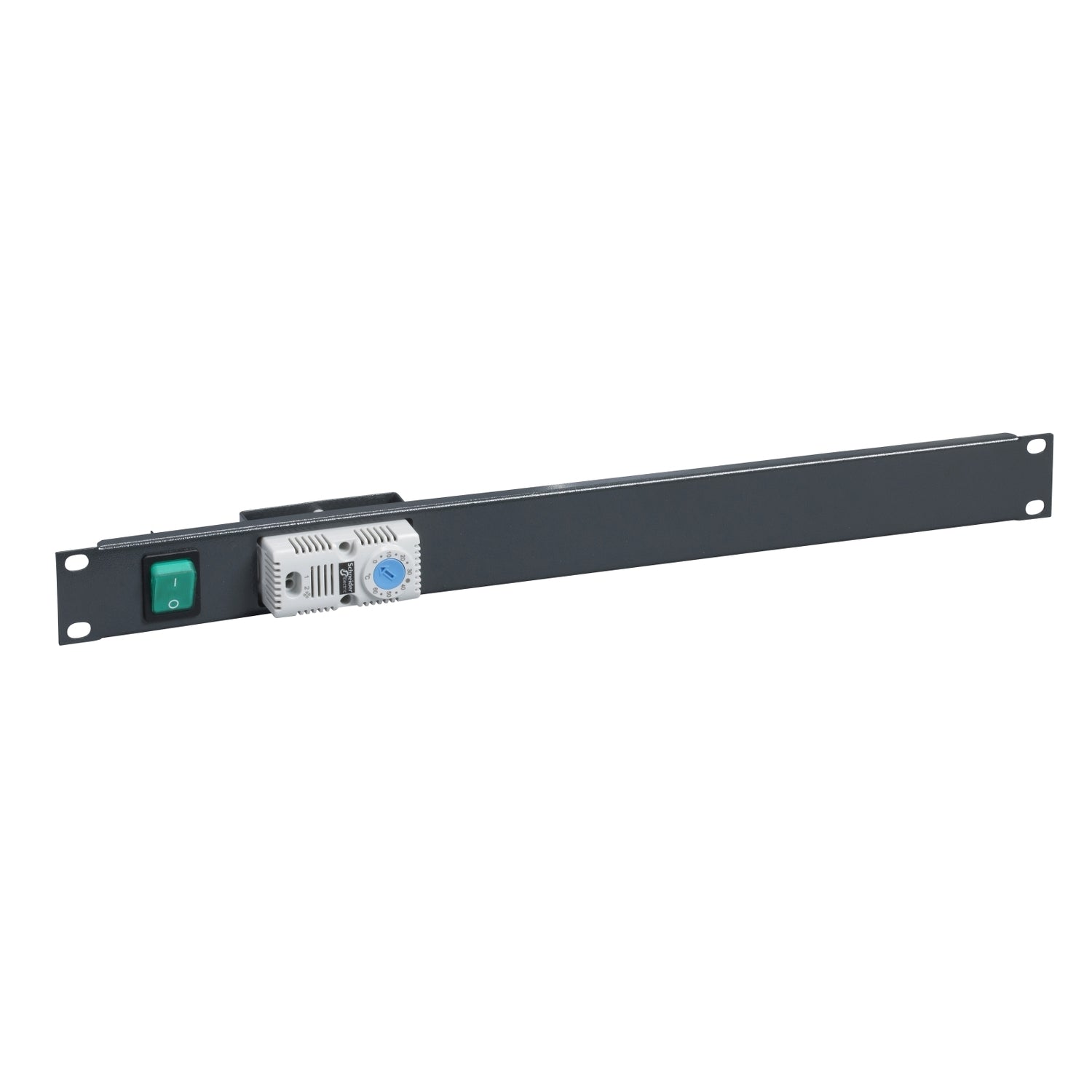 SNR NSYCRTM1UVTG Plaque 1U inter+thermostat RAL7016