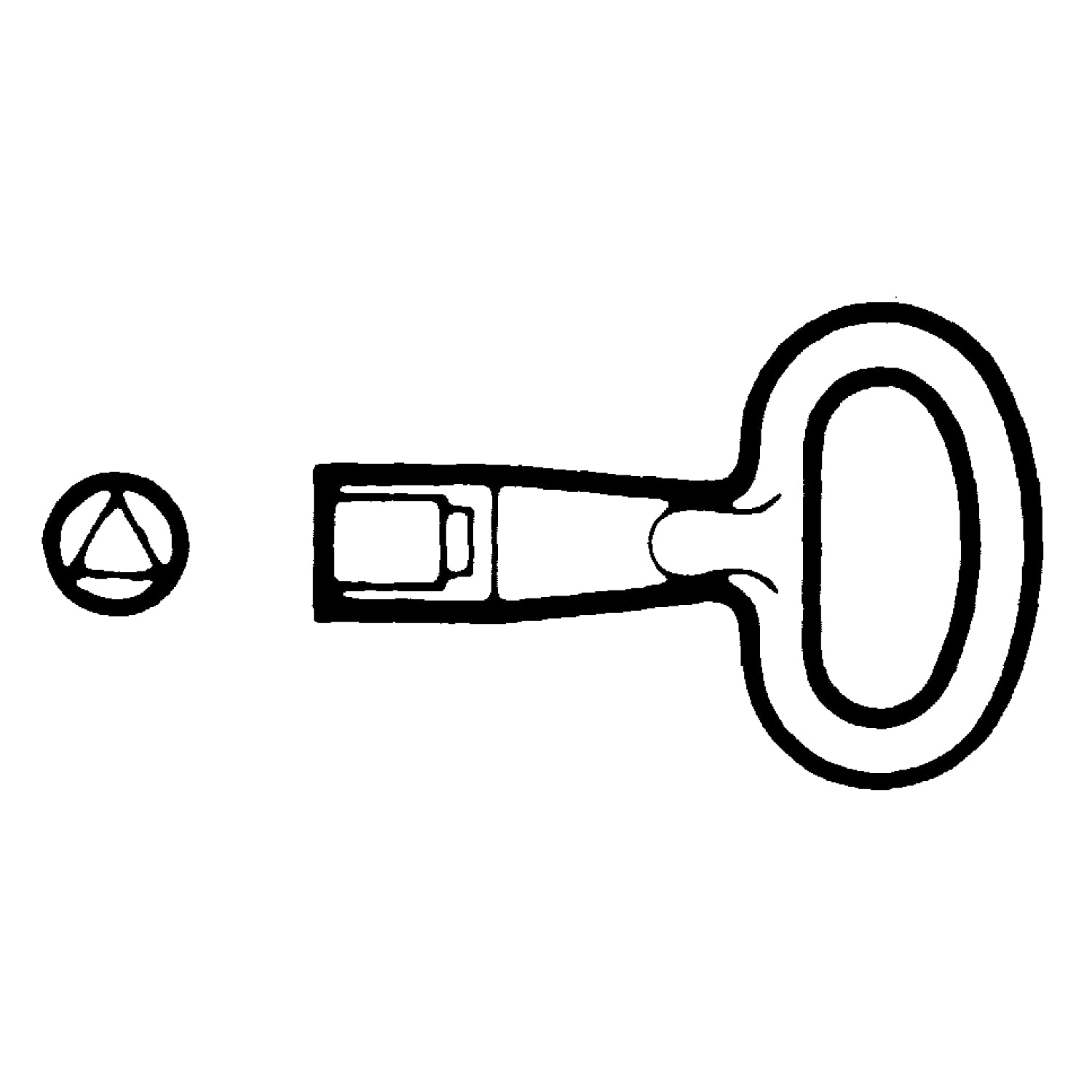 SNR NSYLT8 Clé pour plaquette triangulaire