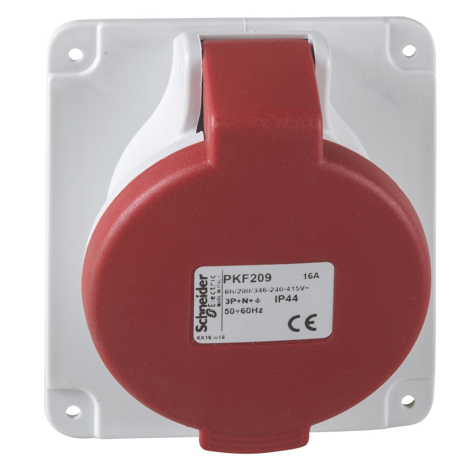 SNR PKF209 INC-STECKDOSE INKL. IP44 3PNT 16A380V